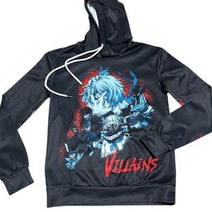 Villains Black Hoodie for Kids